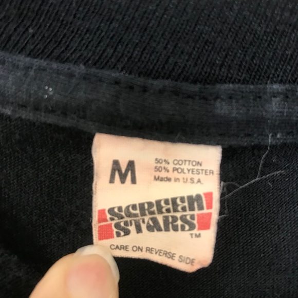 VINTAGE Billy Idol Male Love Screen Stars Tee - Picture 5 of 5